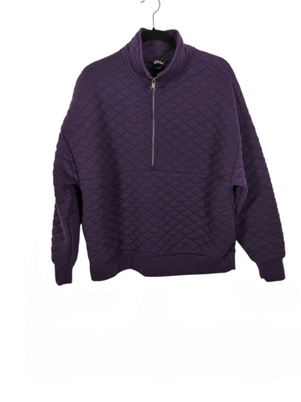 Eddie Bauer Women's Quilted Half-Zip (or Quarter-Zip) Pullover Sweatshirt Size L